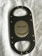 Xikar - Cortador de cigarros guillotina - Doble hoja - Acabado de fibra de carbono