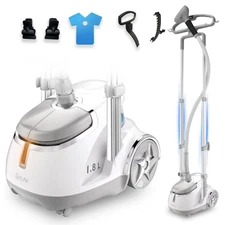Refurbished Professional Garment Steamer With Dual Support Bars And Foot Pedal