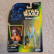 Kenner Star Wars Potf Red Card Greedo Action Figure