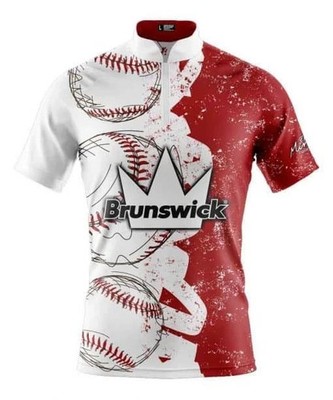 (Custom Name) - Brunswick Frisk  Bowling Jersey Size S-5XL