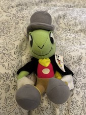 Vintage Disney Store Pinocchio s Jiminy Cricket 9" Doll Plush Stuffed Toy NWT