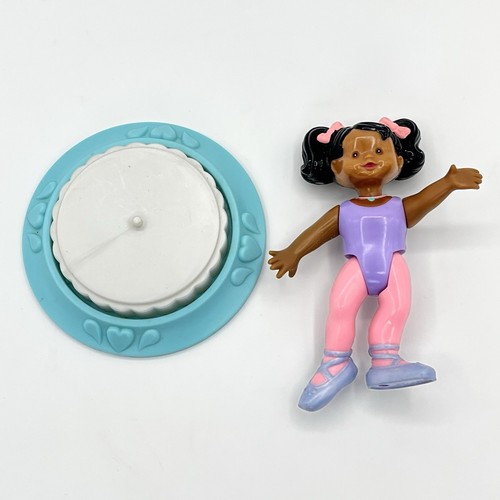 1995 Fisher Price Loving Family Dollhouse African American Girl Ballerina Twirl - Picture 3 of 4