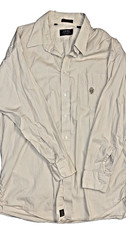 Lauren Ralph lauren mens Shirt Chaps Vintage button down 17/ 32-33 NOT IRONED