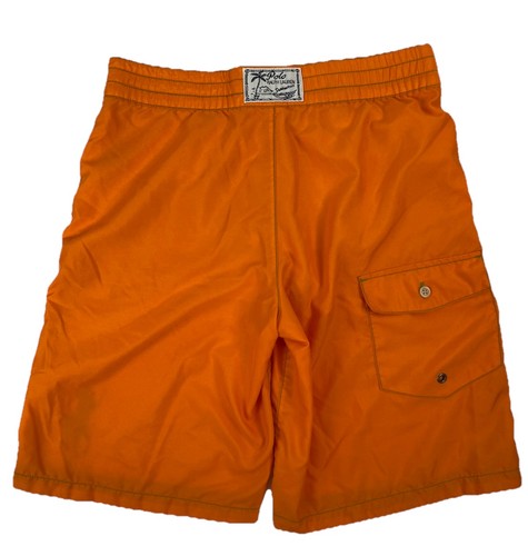 Polo by Ralph Lauren large pony boys orange swim bottom trunks size L (14-16) - Picture 2 of 6