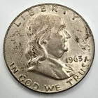 1963 D Franklin Half Dollar AU You Grade It 90% Silver Type Coin Free Ship