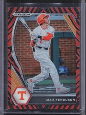 2021 Panini Prizm Draft Picks #PDP160 Max Ferguson Tiger Stripes Prizm #/99