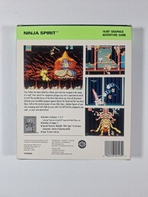 Ninja Spirit NEC TurboGrafx 16 TurboDuo Hu Card COMPLETE IN BOX Great Condition