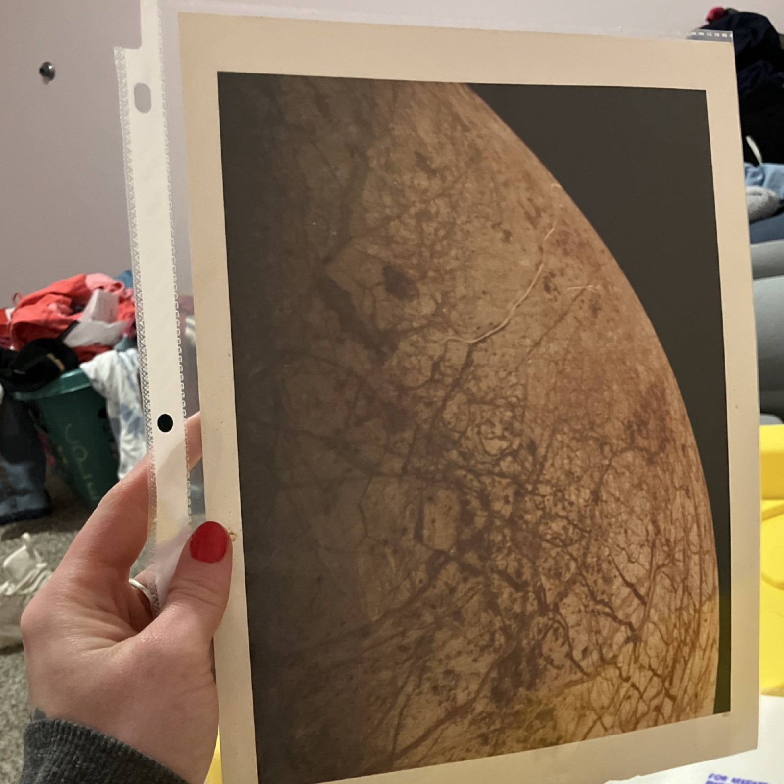 Nasa 1979 Voyager Project Europa Photo Nasa Photo Astronauts &Amp; Space Travel