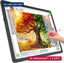 A4 Light Box for Tracing and Drawing, Ultra-Thin Copy Board with Adjustable Brig