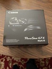 Canon PowerShot G7 X Mark III 20.1MP Point  Shoot Digital Camera New Black