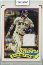 2024 Topps Series Two Christian Yelich 1989 Topps Relic Brewers