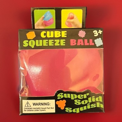 Cube Squeeze Ball Super Solid Squish  Pinch It, Squeeze It, It Relieve Stress  