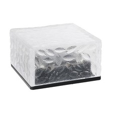 T- Solar Glass Brick Light ABS LED Waterproof In Ground Buried Ice Brick