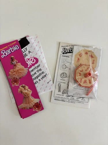 Vintage Barbie Peaches N Cream Accessories Spinner 1984 Instructions