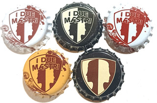 5 ANCENTS CAPS BEER "ITALIA" CROWN CAP KRONKORKEN CORONA TAPPI CAPSULE KAPSEL