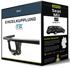 Starre Anhängerkupplung für SEAT Mii 10.2011-05.2019 Typ KF1/ KE1 MisterDotCom