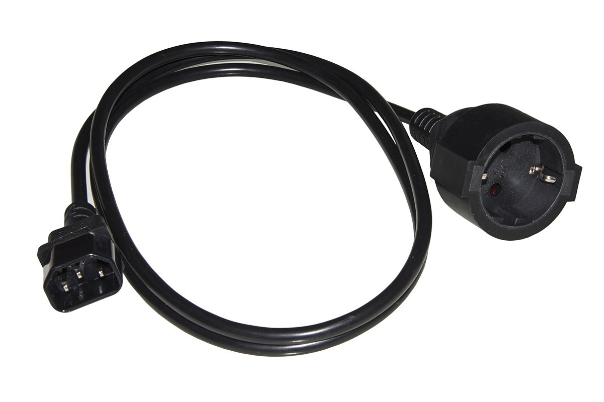 CAVO ADATTATORE DI ALIMENTAZIONE PRESA SCHUKO TEDESCA FEMMINA - IEC C14 MASCHIO