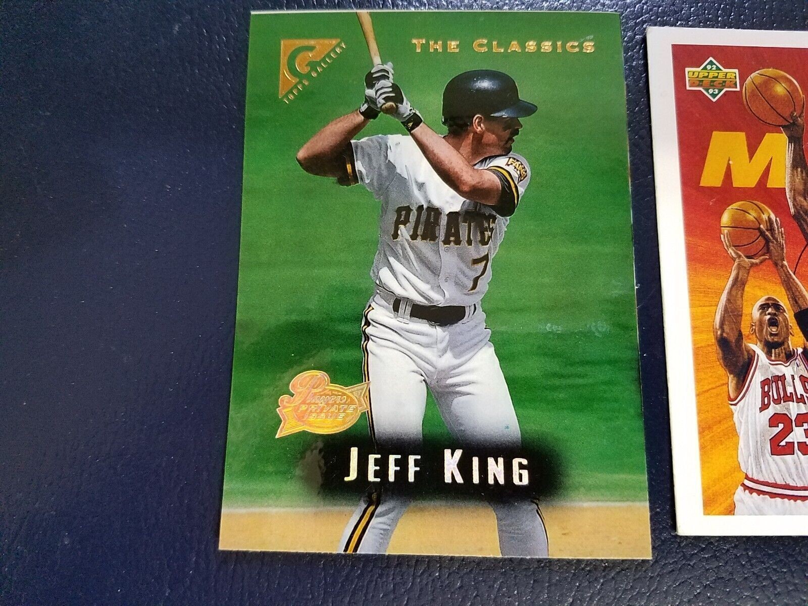 Jeff King 1996 Topps Gallery The Classics Player Private Issue Oversize No #
