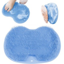 Shower Foot Scrubber, Wall Mounted Bath Massage Pad, Back Scrubber Back with ...