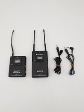 Sony UTX-B2 UHF Transmitter  URX-P2 UHF Tuner, Lavalier Microphone, XLR Output