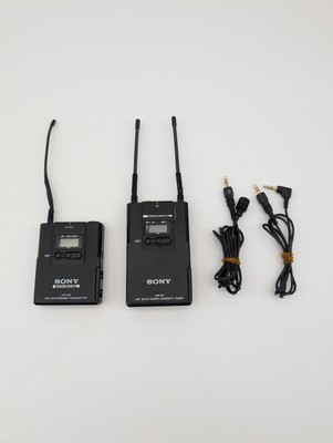 Sony UTX-B2 UHF Transmitter & URX-P2 UHF Tuner, Lavalier Microphone, XLR Output