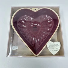 Chantal Ceramic Heart 2.5 Cup Red Mold Baking Gift Decor