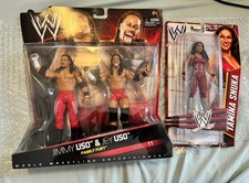 Jimmy Uso & Jey Uso  2011 WWE Mattel Battle Packs Series 11 With Tamina