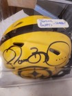 Jerome Bettis Autographed Mini Rave Helmet Certified  By JSA — photo 4