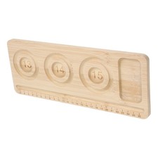 Wood Bead Design Board Tray for Bracelet Making Spinner Jewelry Mat