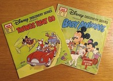 Disney Discovery Series Things That Go & Baby Animals No Cassette Tapes 24 Pages