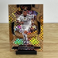 2025-26 Panini Select La Liga Kylian Mbappe #9 Bronze Checkerboard /99