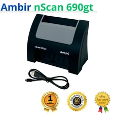 Ambir nScan 690gt Card Document Scanner DS690GT-2 w/USB Cable 1 YEAR WARRANTY!⚡️