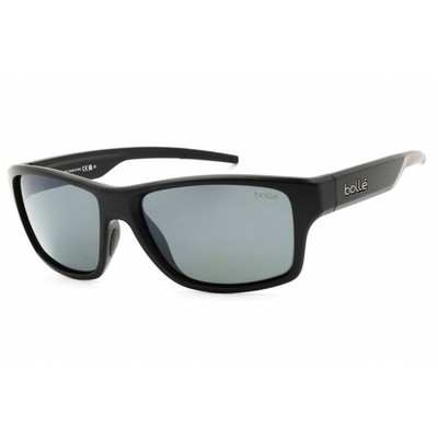 Bolle Men's Sunglasses Black Matte Nylon Full Rim Rectangular STATUS BS043009