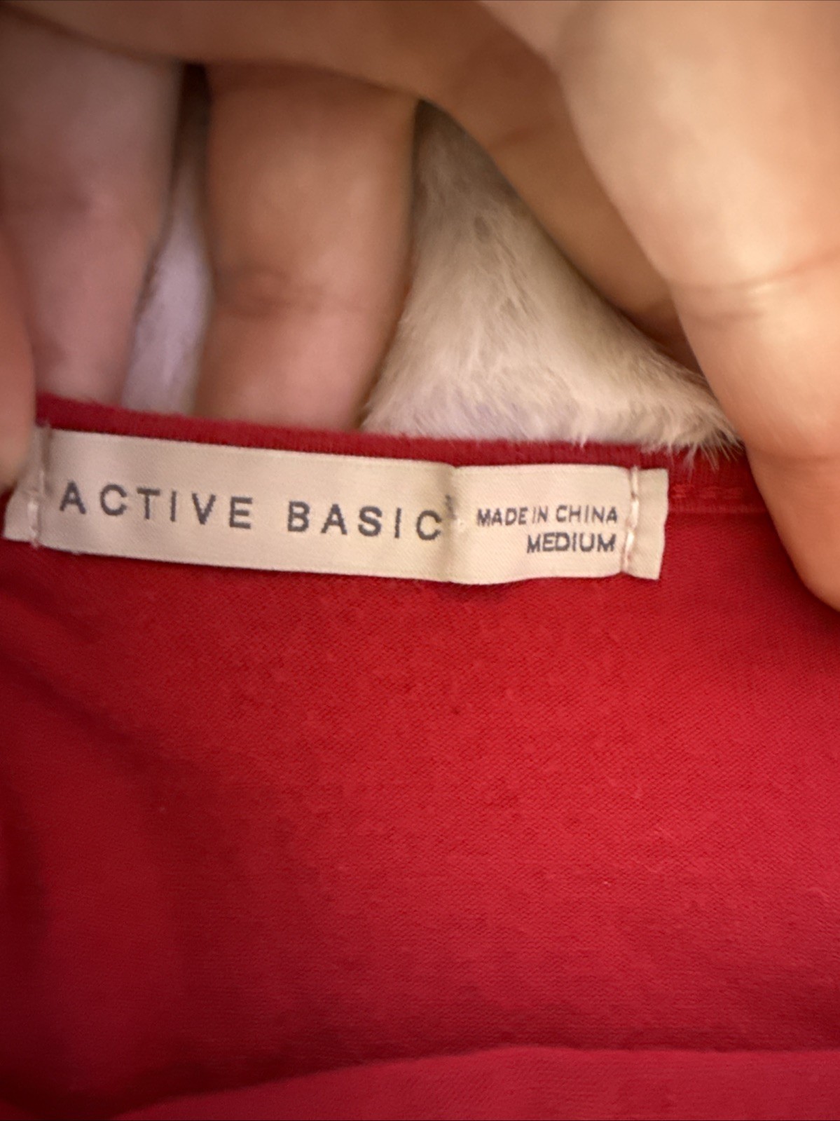 Active Basic bodysuit  Red Size Medium - image 5