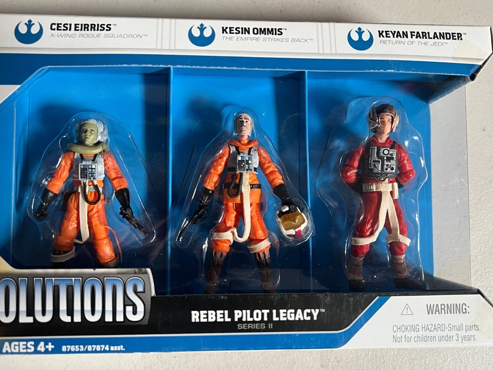 Star Wars Evolutions Set 3.75" Rebel Pilot Legacy Series II a6 - Image 2 of 3