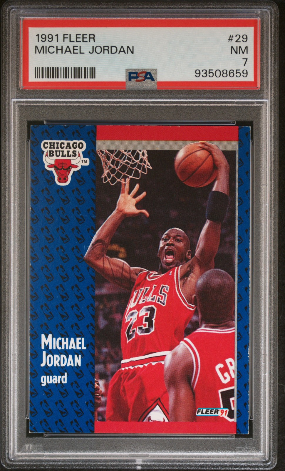 1991 Fleer Michael Jordan #29 PSA 7