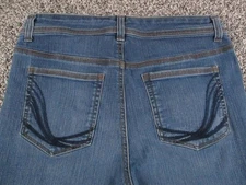 Style & Co Jeans Womens 8 Blue Medium Wash Straight Leg Stretch Denim 30x29