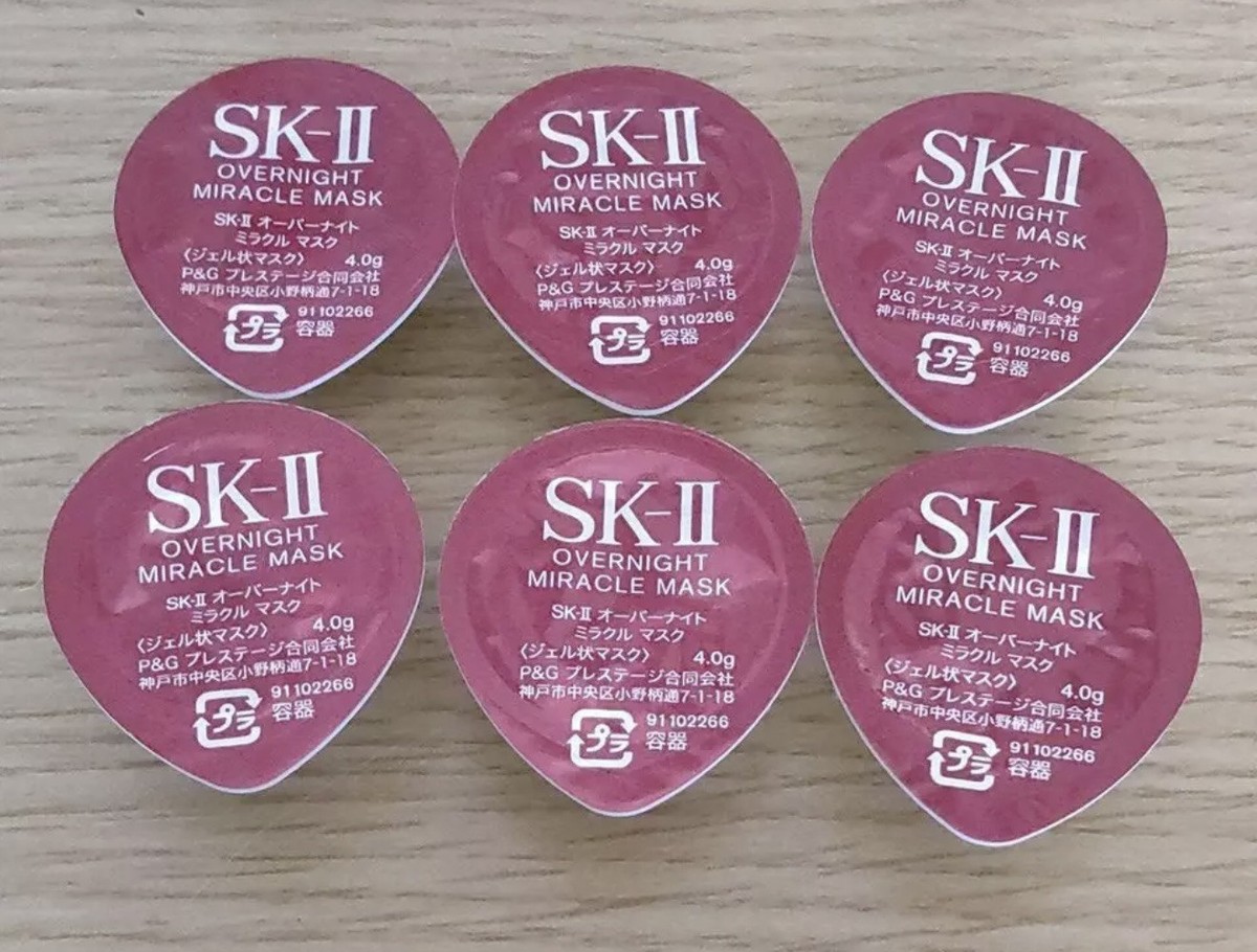 SK-ll SK2 Overnight Miracle Mask 6x4g Pitera Essence New