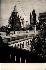 RPPC Timisoara Romania Bridge vintage postcard c567
