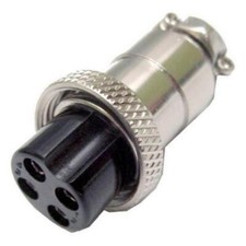 GX16 4Pin Female Inline Connector