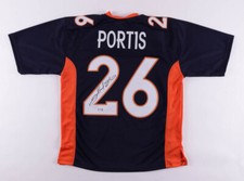 Clinton Portis Signed Denver Broncos Jersey (PSA/DNA COA) 2×Pro Bowl R.B.