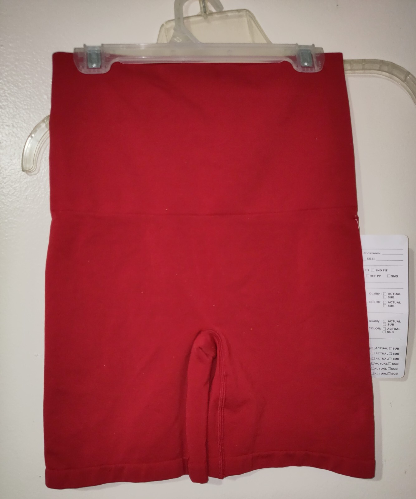Yitty by Fabletics Nearly Naked Shaping High Waist Shorts XL Jelly Red NEW