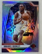 Immanuel Quickley 2024 Panini Prizm NBA Silver Prizm #78 Toronto Raptors