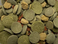 ULTRA (6) WAFER MIX,Snails,Pleco,Catfish,Bottom Feeders,Shrimp,Spirulina,ABF318