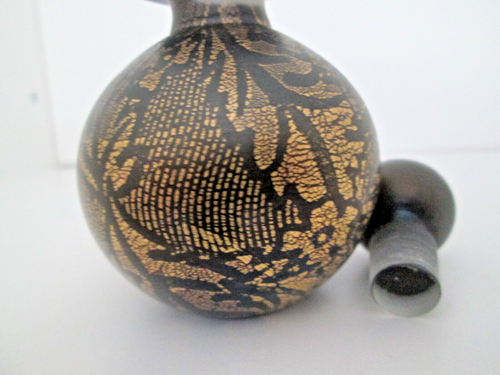 JONATHAN HARRIS ISLE OF WIGHT Elizabethan Tapestry Scent Bottle Studio/Art Glass - Picture 6 of 12