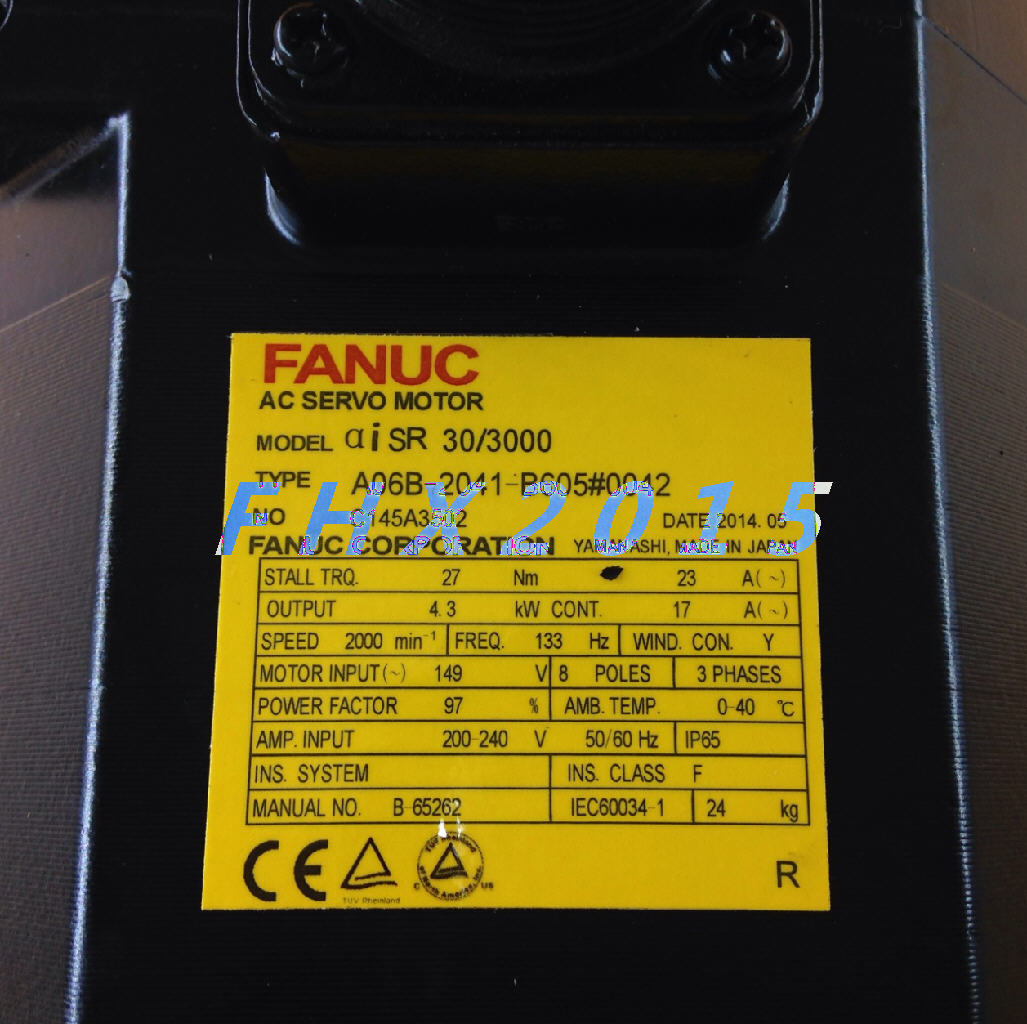 FANUC A06B-2041-B605#0042 Motor OK | eBay FANUC A06B-2041-B605#0042 Motor OK | eBay