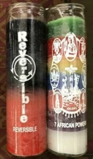 Veladoras AFRICAN POWERS&REVERSIBLE 5-7 DAY vela SUPERPODER CANDLE GLASS YORUBA