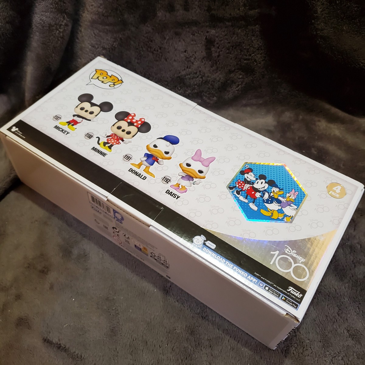 Funko Pop! Disney 100 4 Pack - Mickey Mouse Minnie Mouse Donald
