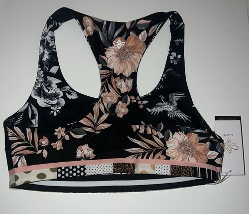 Johnny Was Fall Dreamer Bee Active Reversible Sports Bra Size XL New ($118) - Picture 4 of 4