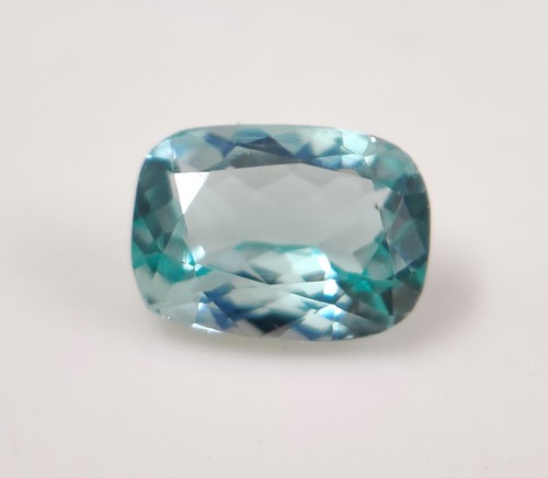 1.15cts Natural AAA Paraiba Blue Apatite Cushion Cut Loose Gemstone For Jewelry - Picture 7 of 17
